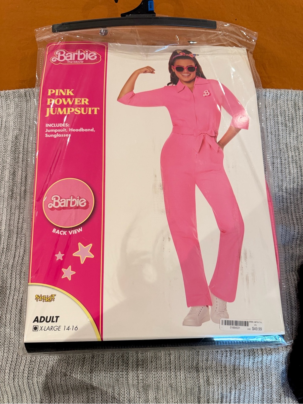 Barbie Hot Pink Jumpsuit with Headband & Sunglasses